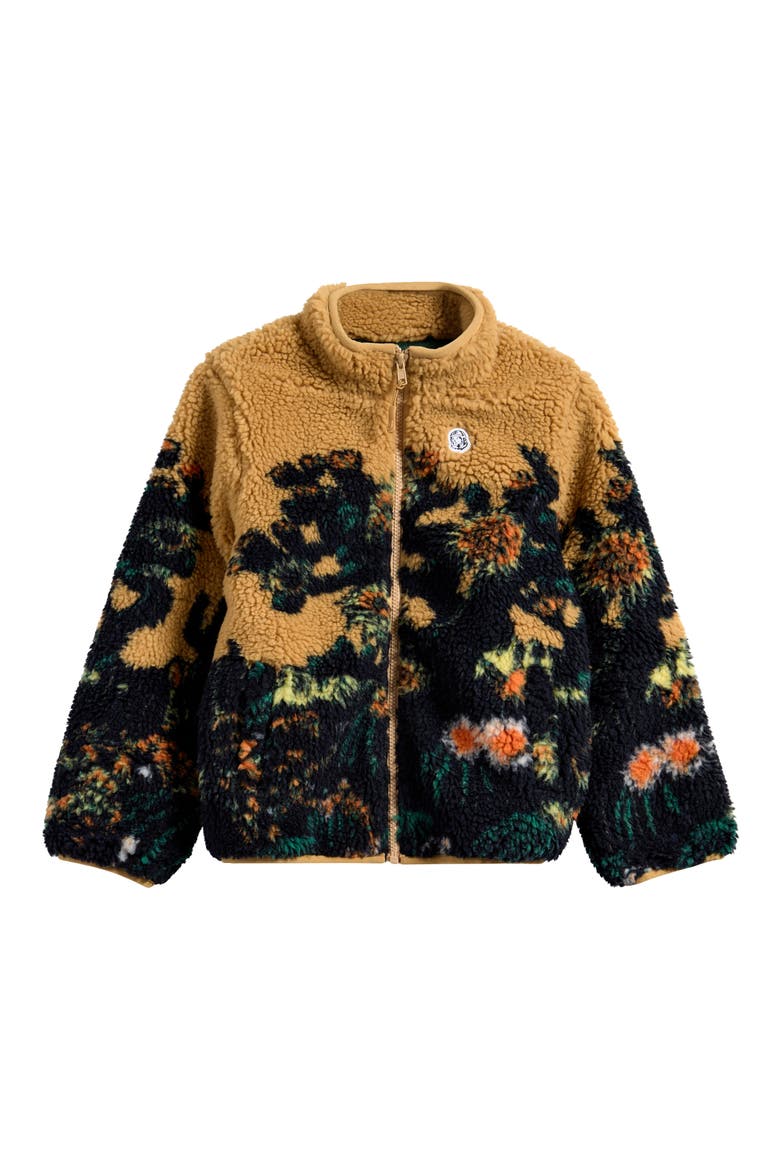 Kids' Desierto High Pile Fleece Jacket, Main, color, CURRY