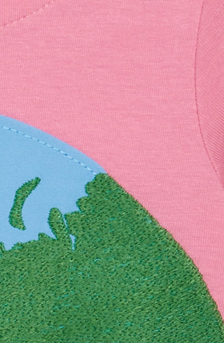 Mini Boden Kids' Earth & Beyond Appliqué Cotton Dress, Alternate, color, 