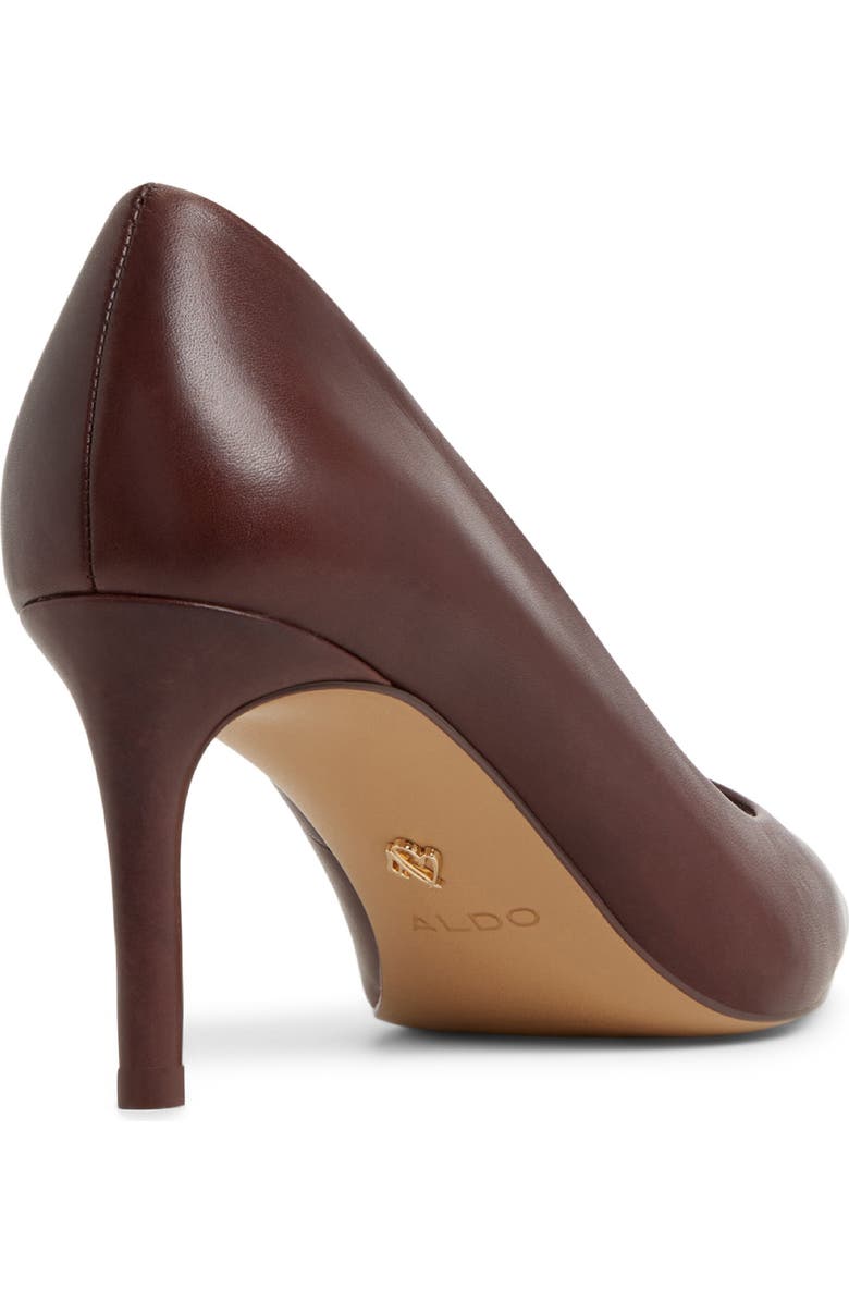 ALDO Verone Pointed Toe Pump, Alternate, color, Dark Brown