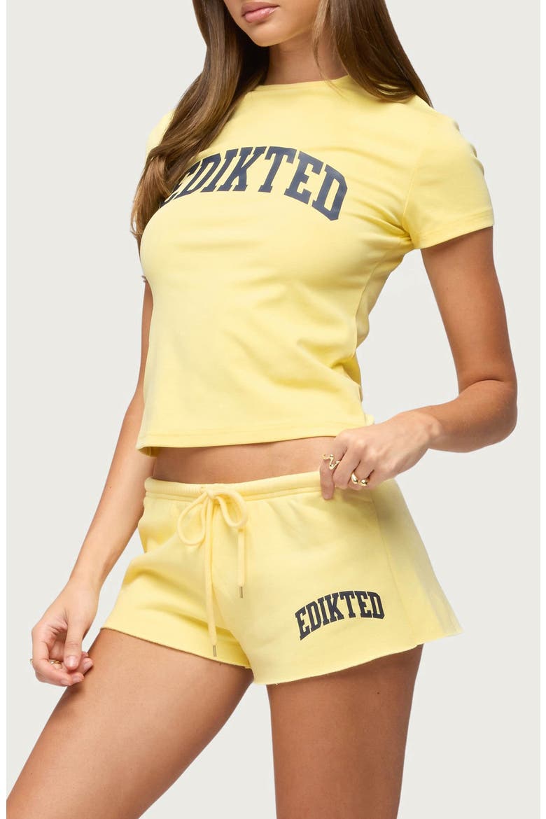 Sporty Babe Logo T-Shirt, Alternate, color, YELLOW