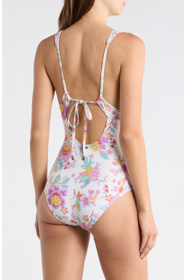 Half Moon Bay One-Piece Swimsuit, Alternate, color, BONE