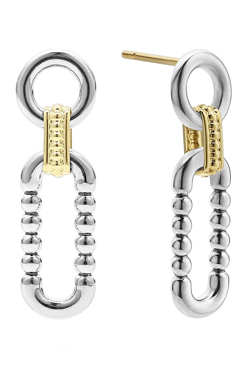 Signature Caviar Link Drop Earrings video