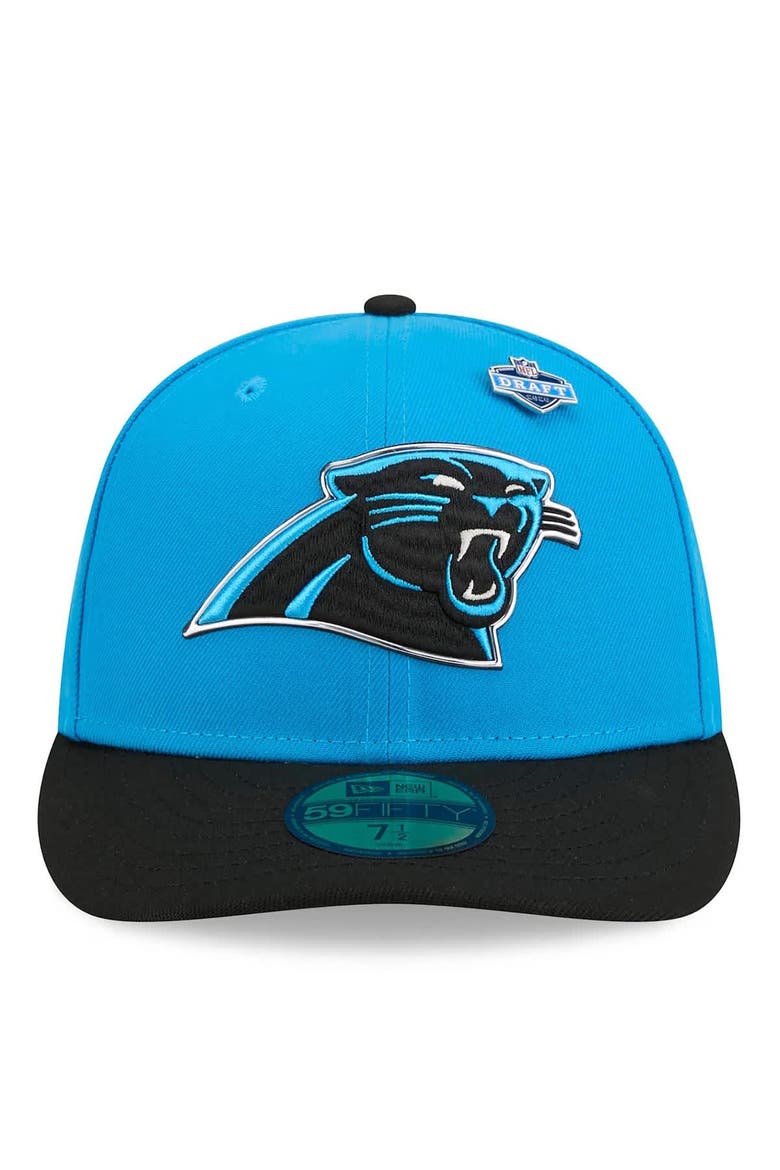 Men's New Era  Blue/Black Carolina Panthers 2026 NFL Draft Pre-Curved 59FIFTY Fitted Hat, Alternate, color, Blue