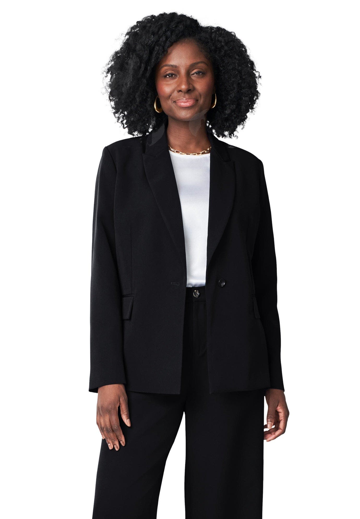 Bi-Stretch Shaped Blazer - image 2