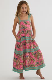 Beach Riot Kids' Little Charlotte Tiered Dress