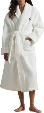 Polo Ralph Lauren Bear Print Organic Cotton Robe