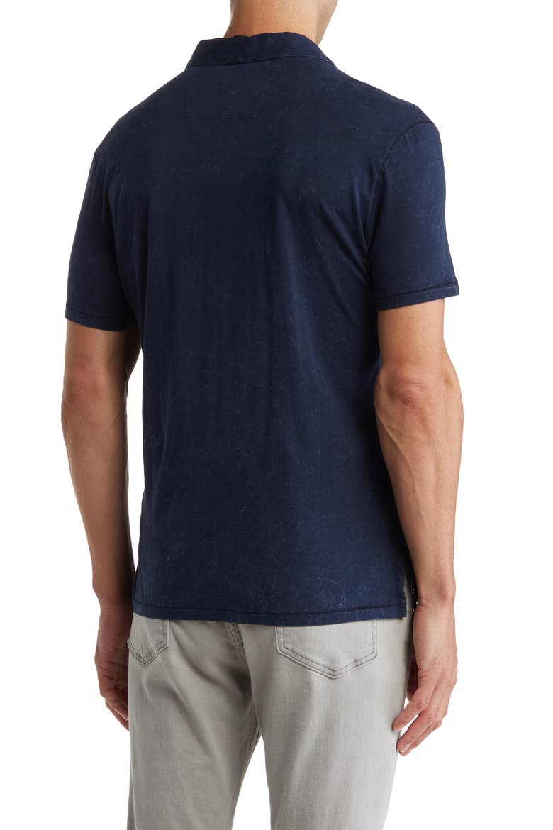Marble Wash Polo, Alternate, color, NAVY