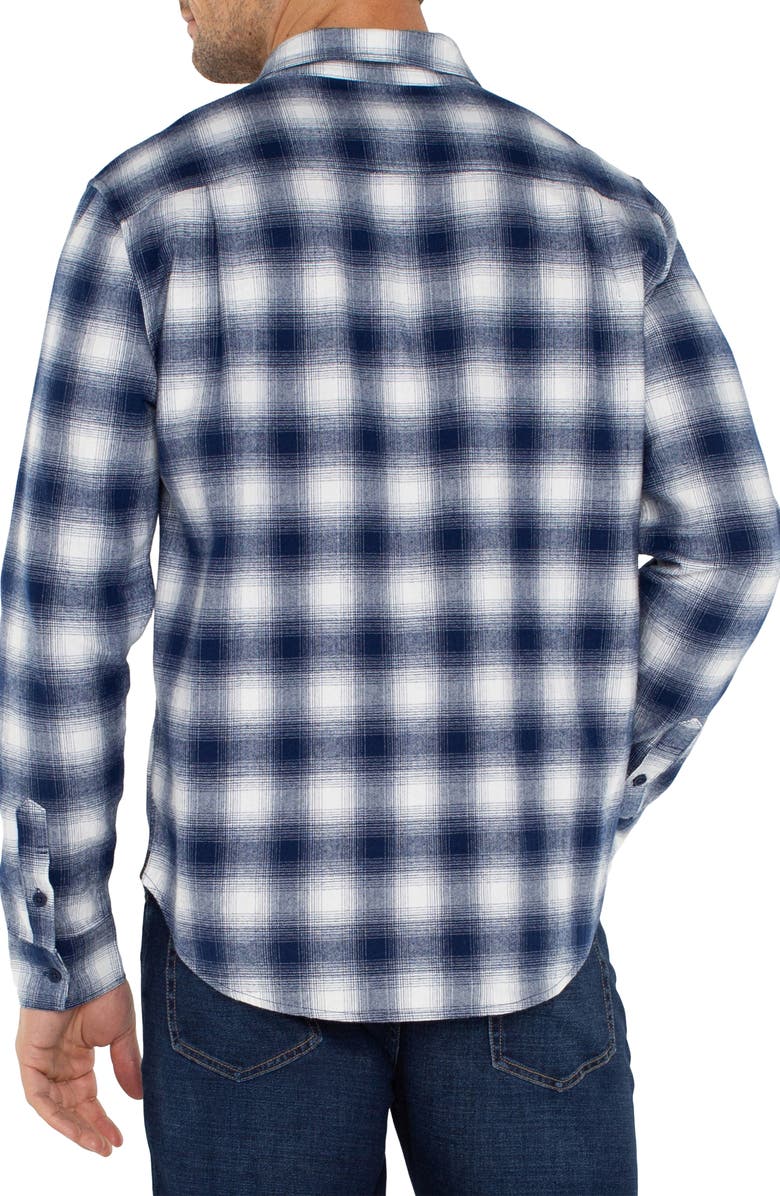 Liverpool Plaid Button-Up Shirt, Alternate, color, 