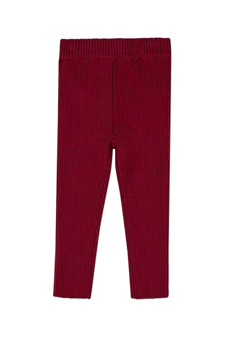 2 Piece Chevron Knit Cardigan Set, Alternate, color, Red Bud