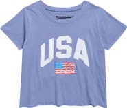 Prince Peter Kids' USA Crop Graphic T-Shirt