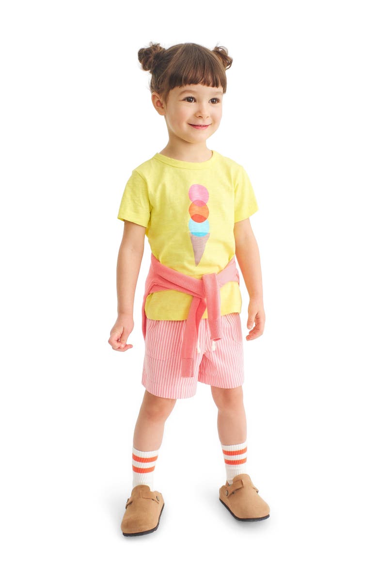 Primary Kids Ice Cream Cone Tee, Alternate, color,