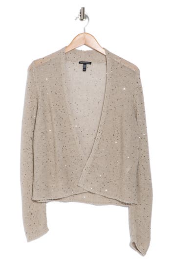 Eileen Fisher Sequin Merino Wool Cardigan