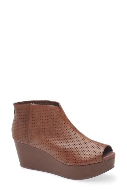 Walee Peep Toe Platform Bootie (Women)