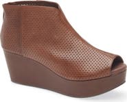 Chocolat Blu Walee Peep Toe Platform Bootie