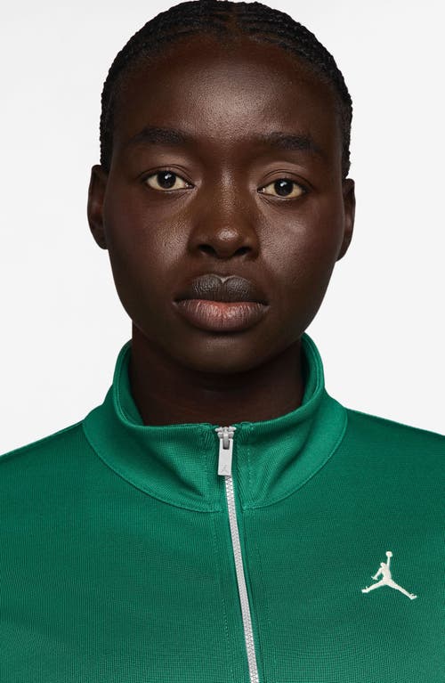 Jordan Brooklyn Track Jacket In Green