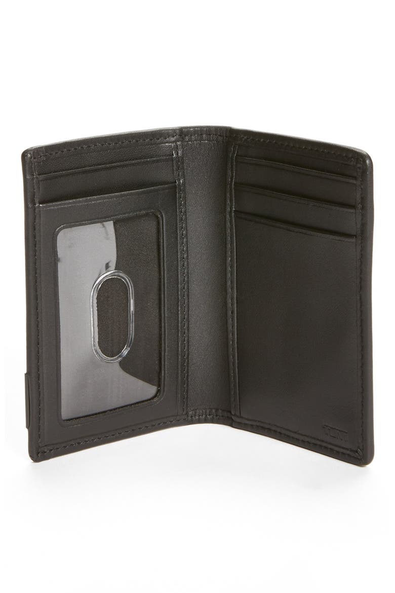 Alpha Multi Window Card Case, Alternate, color, BLACK
