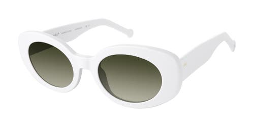 Colors In Optics Bardot Sunglasses In White