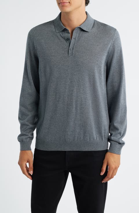 Lancione Wool Polo Sweater