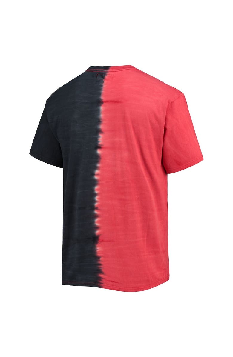 Mitchell & Ness Men's Mitchell & Ness Red Dallas Burn Vertical Tie-Dye Top, Alternate, color, Red