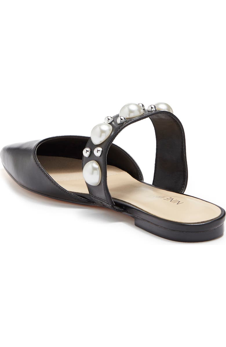 Nine West Studded Pointed Toe Slide, Alternate, color,