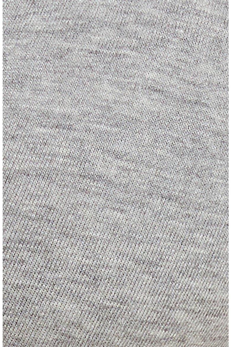 Adorned Cotton Blend Bralette, Alternate, color, HEATHER GREY / IVORY