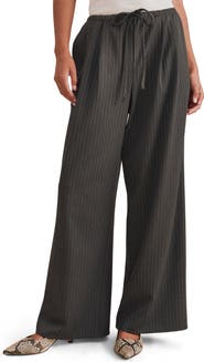 Splendid Valerie Pinstripe Wide Leg Pants