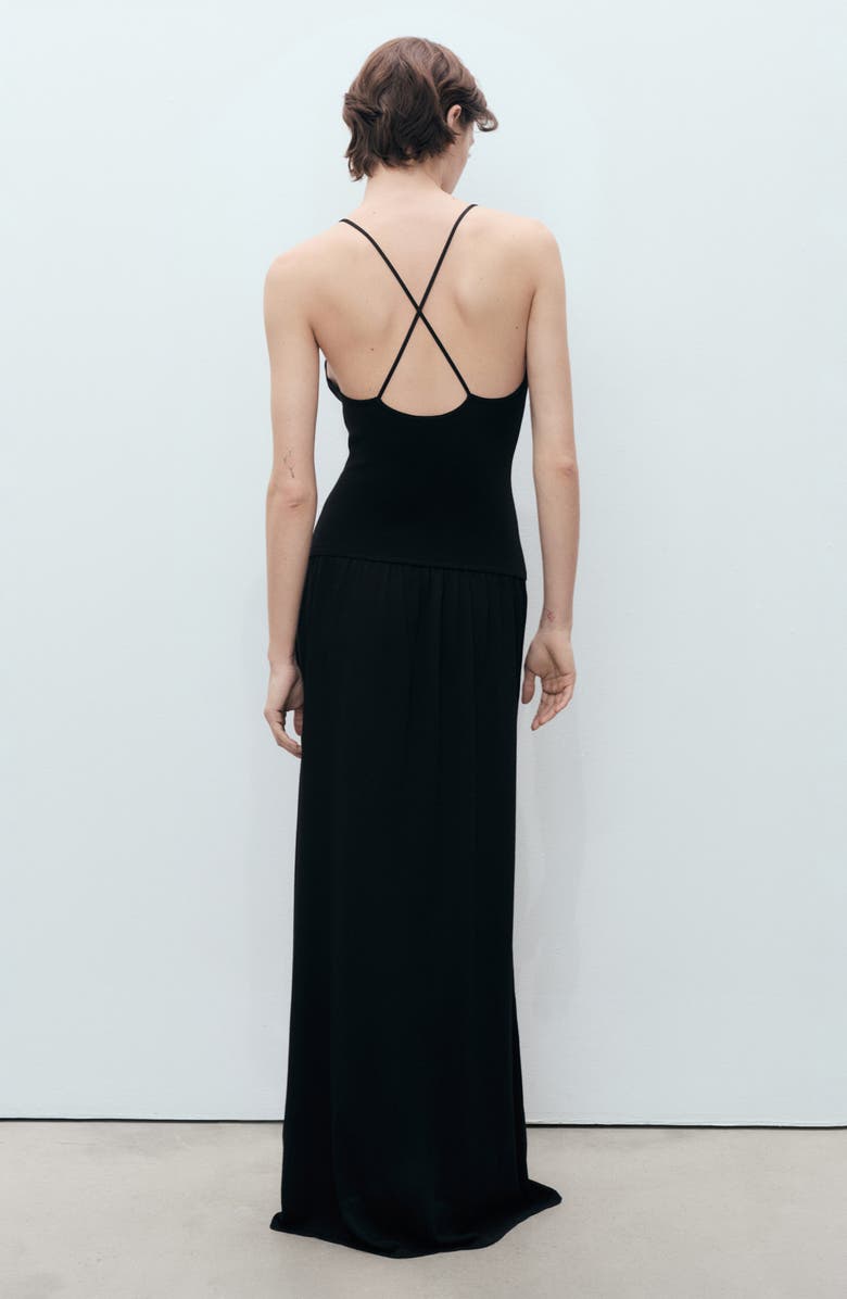 MANGO Strappy A-Line Dress, Alternate, color, 