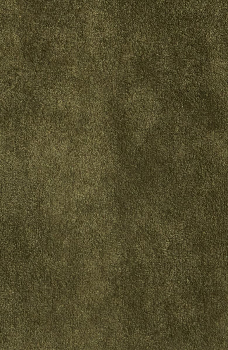 BLANKNYC Faux Suede Fringe Jacket, Alternate, color, Kale Chips