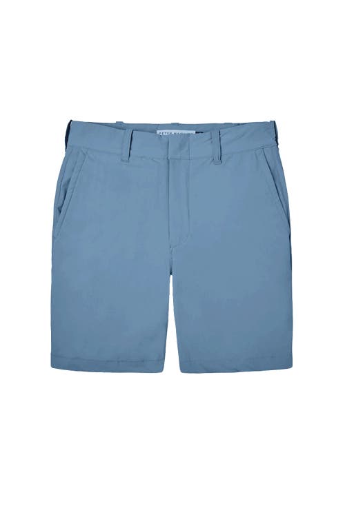 Peter Manning Tech Shorts In Blue
