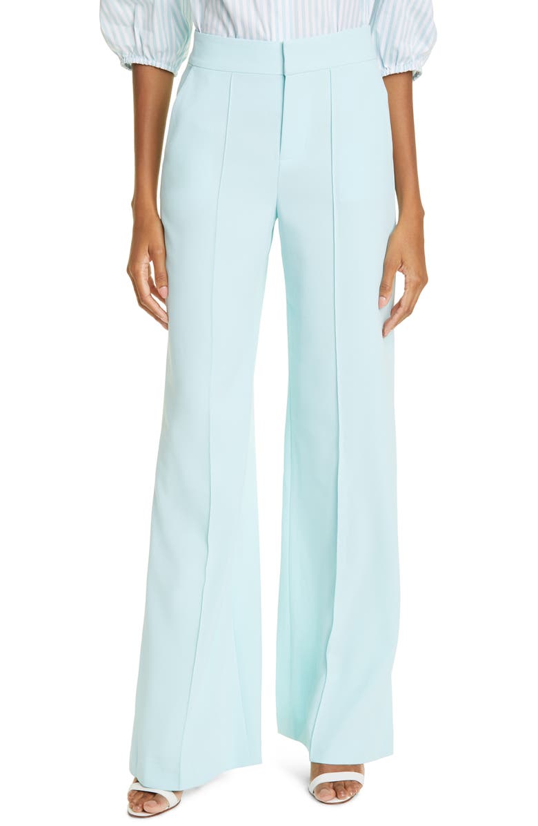Alice + Olivia Dylan Wide Leg Trousers, Main, color, 