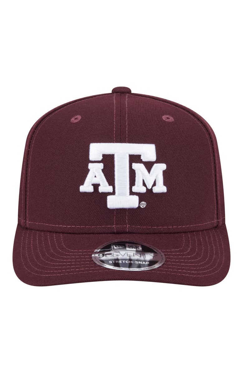 New Era Men's New Era Maroon Texas A&M Aggies Team Collective 9SEVENTY Stretch-Snap Adjustable Hat, Alternate, color, Maroon