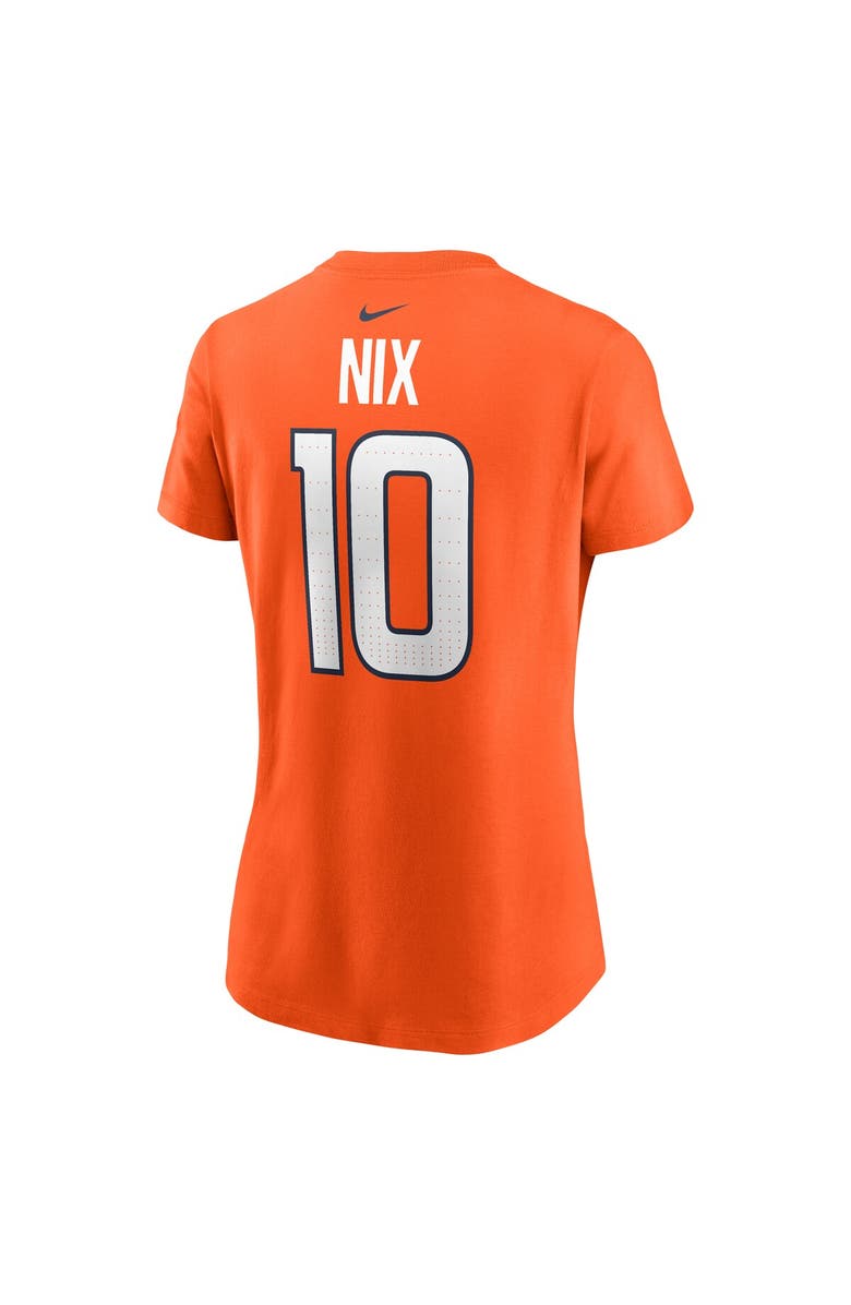 Nike Women's Nike Bo Nix Orange Denver Broncos  Name & Number T-Shirt, Alternate, color, Orange