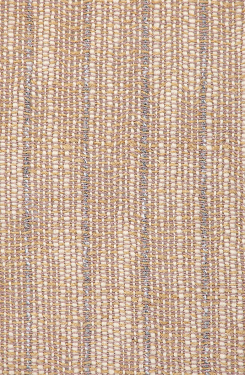 PARKLAND COLLECTION Woven Cotton Accent Pillow, Alternate, color, Brown