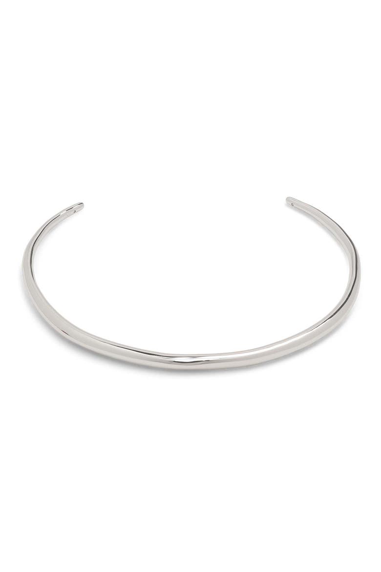 Collar Necklace, Main, color, SILVER