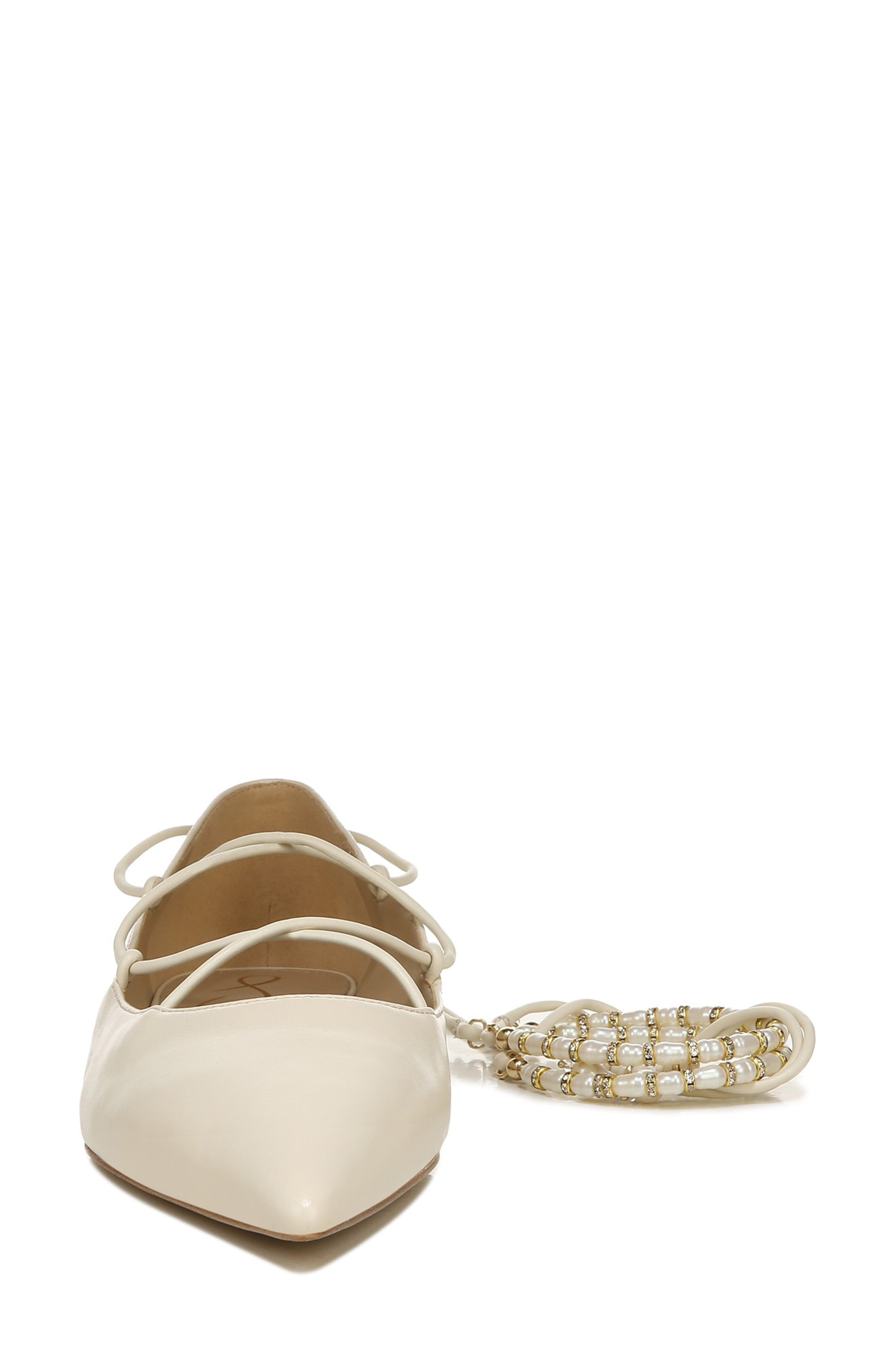 Winslet Ankle Strap Flat, Alternate, color, MODERN IVORY