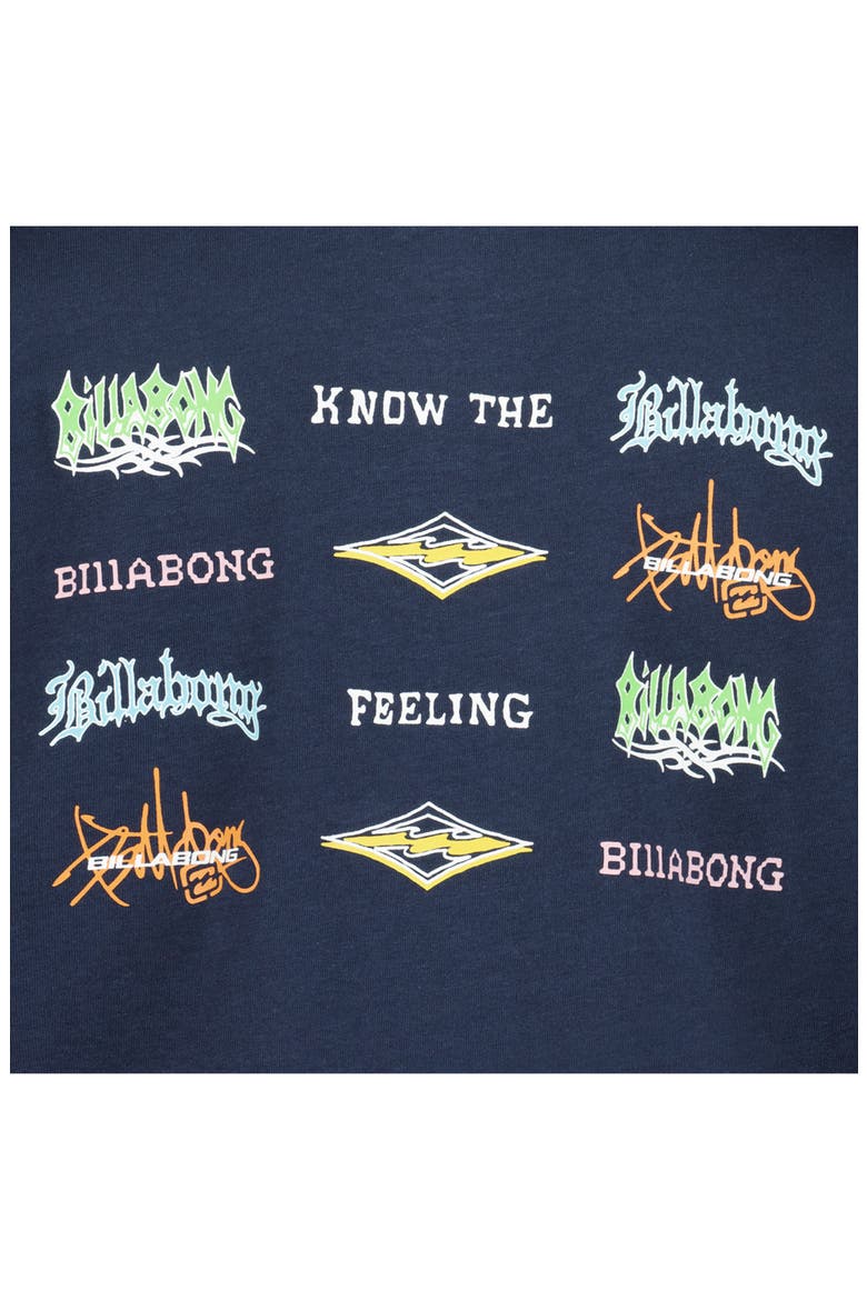 Kids' Boys Know the Feeling Graphic Cotton T-Shirt, Alternate, color, TRUE NAVY