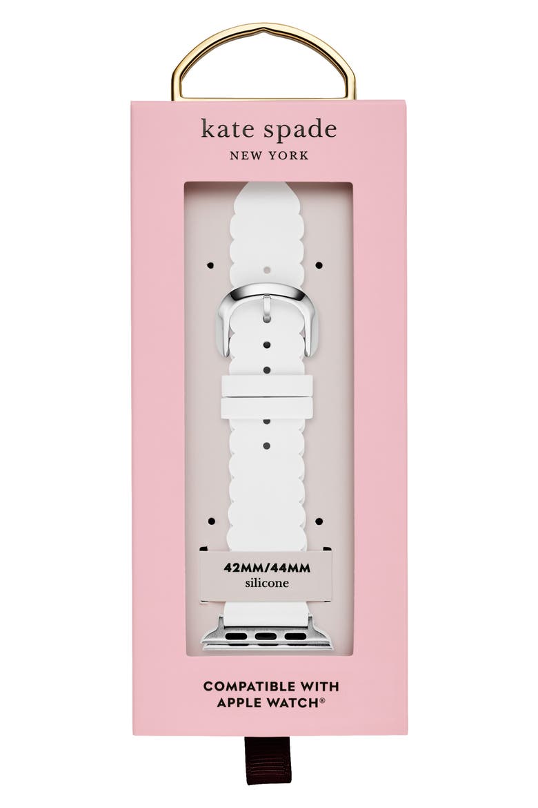 Apple Watch® strap, 42mm, Alternate, color, WHITE