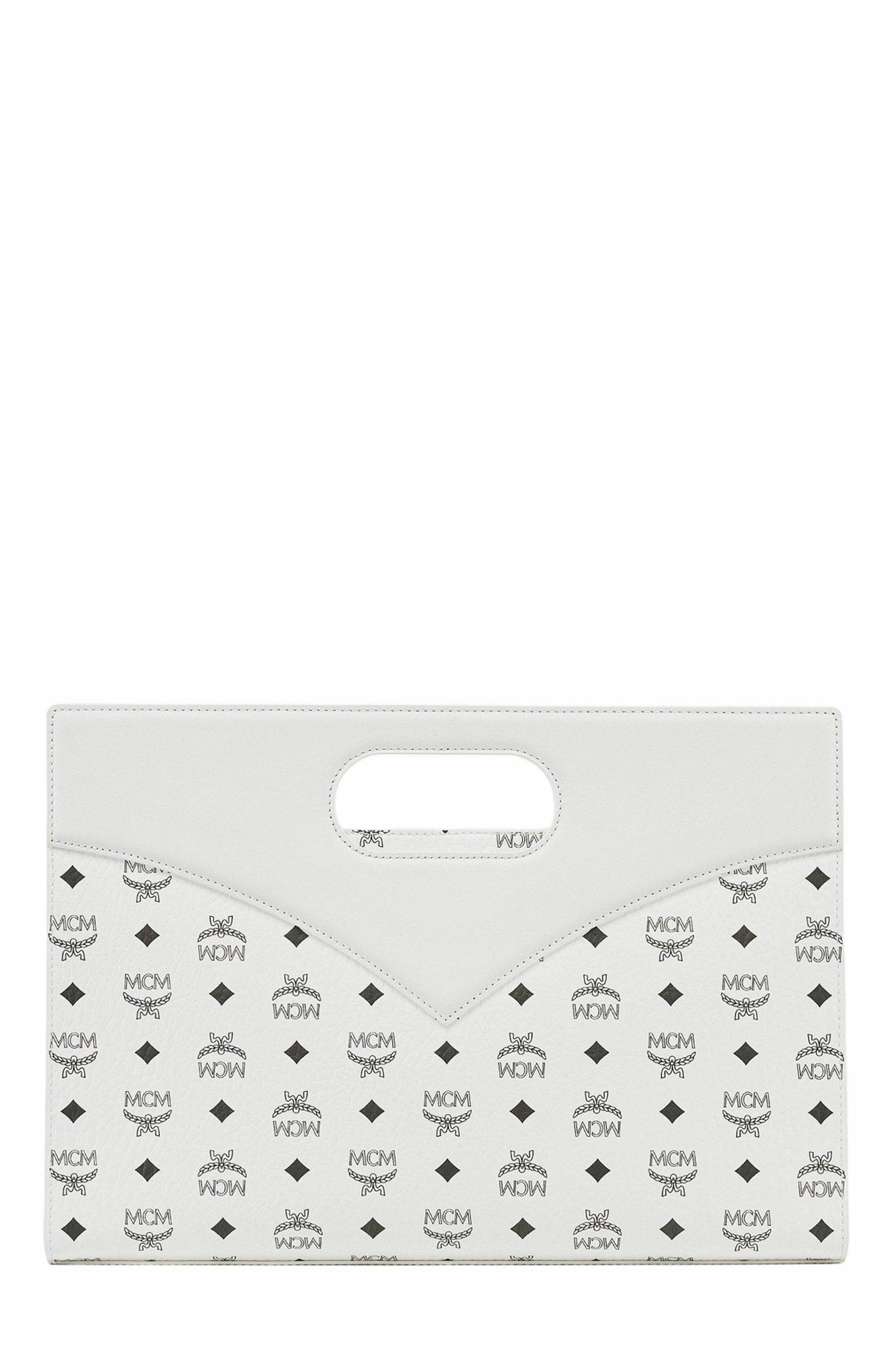 MCM Diamond Tote in Visetos Leather Mix, Alternate, color, 