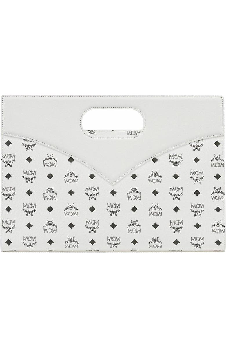 MCM Diamond Tote in Visetos Leather Mix, Alternate, color,