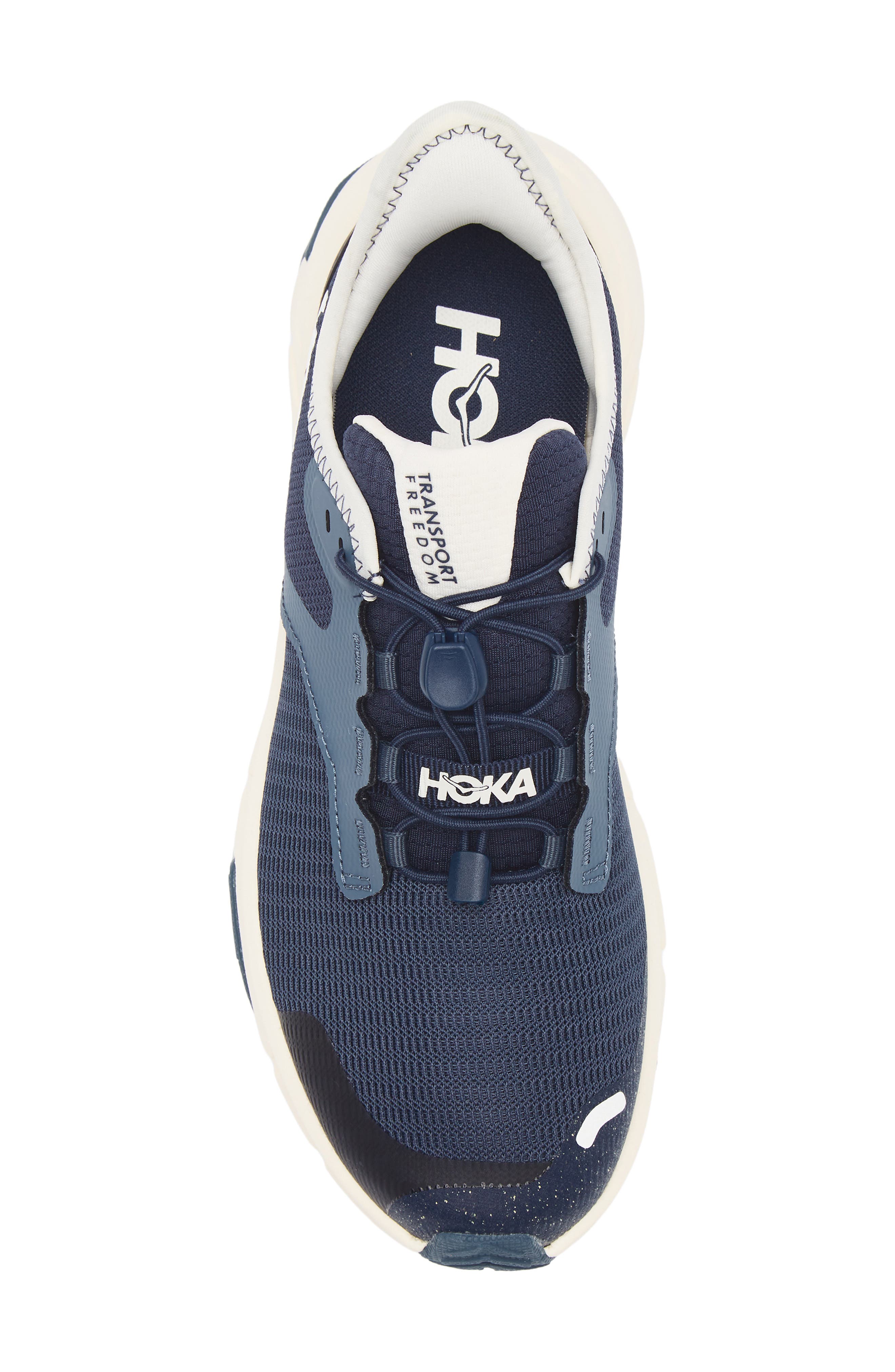 HOKA Kids' Transport Freedom Hiking Sneaker, Alternate, color, Varsity Navy / Alabaster