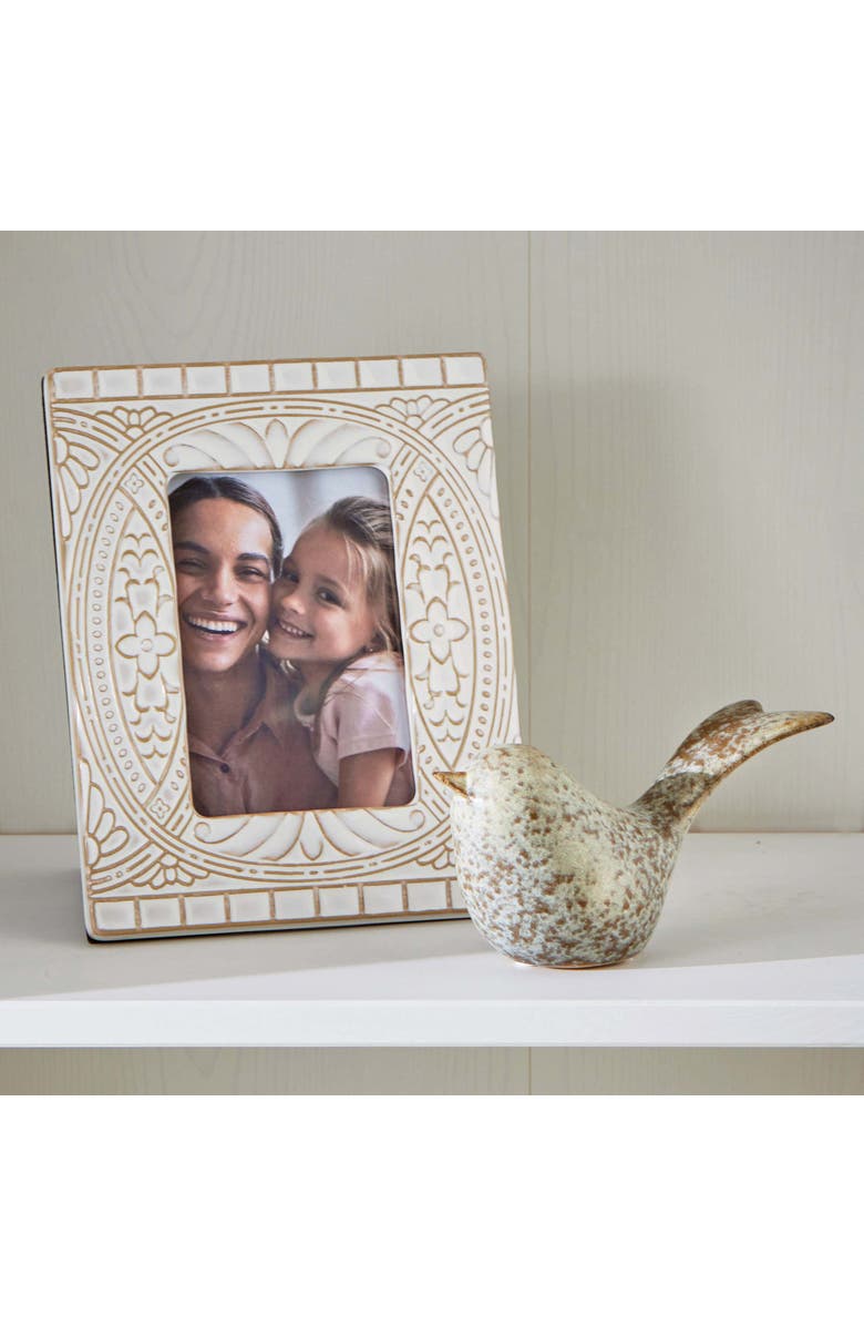 tag Gray Stoneware Bird Figurine Decorative Ceramic Animal, Alternate, color, Gray