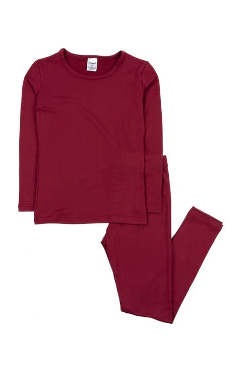 Kids Solid Thermal Pajamas (Toddler, Little Kid & Big Kid)