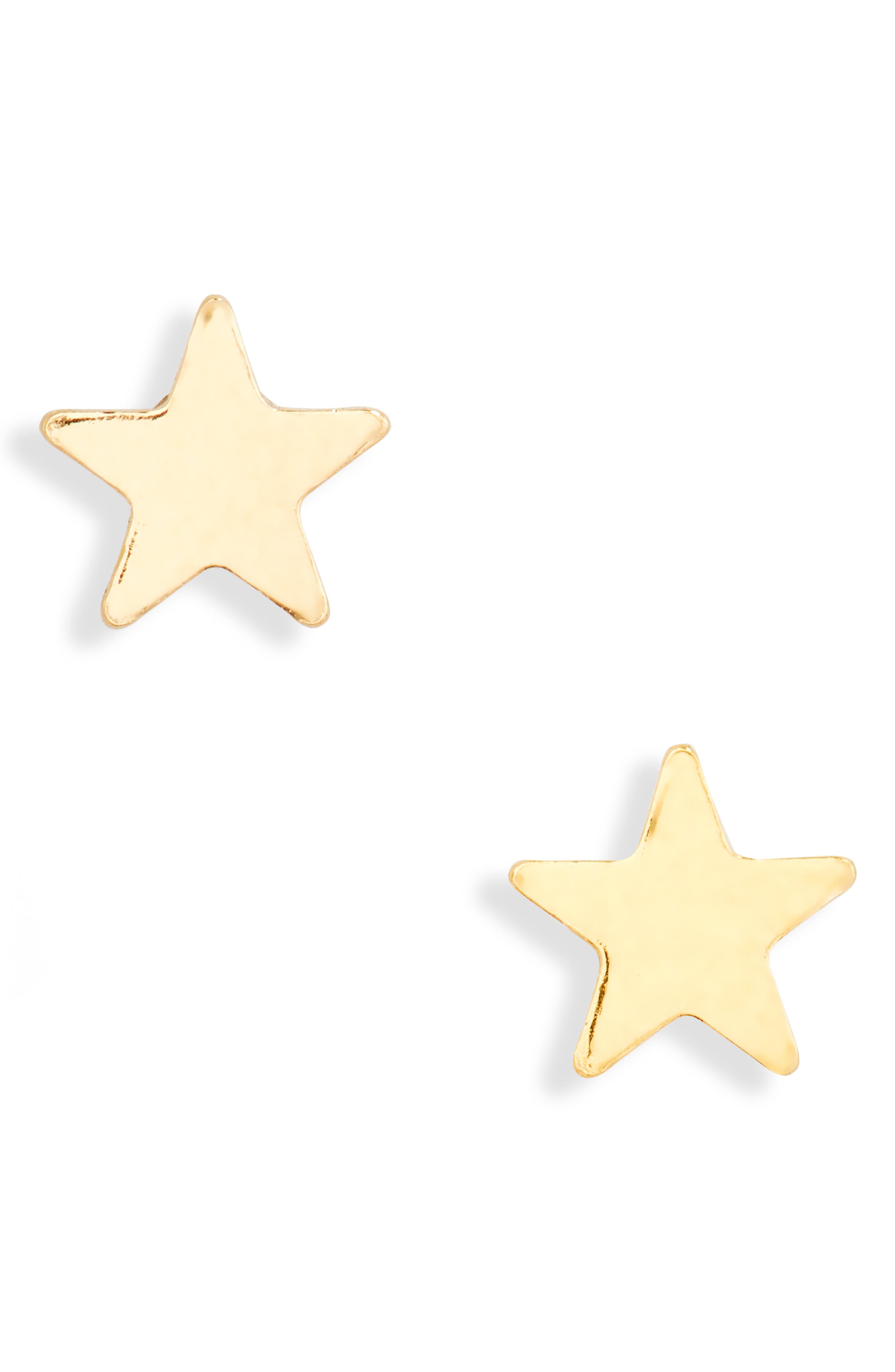 Nashelle Tiny Star Stud Earrings in Gold Fill 