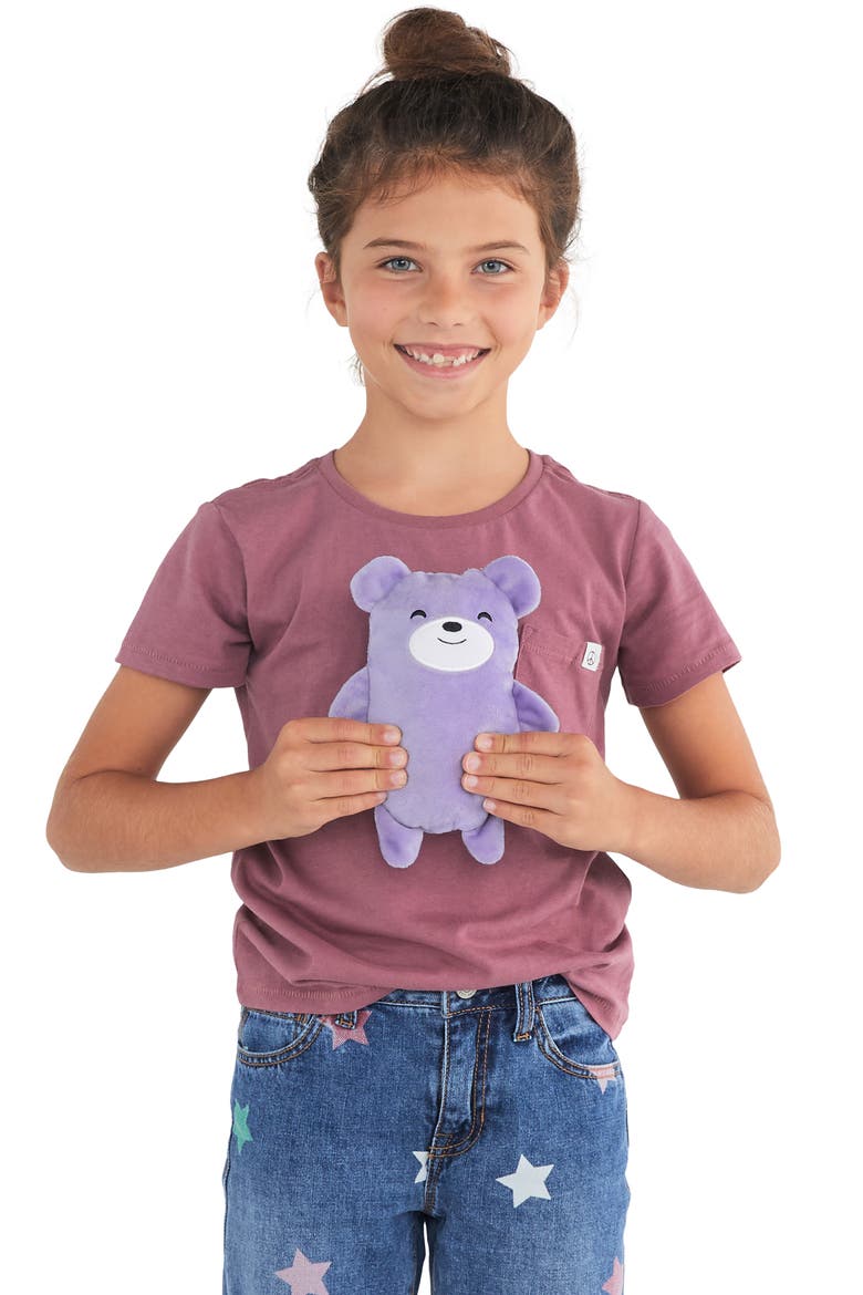 Bori the Bear 2-in-1 Stuffed Animal T-Shirt, Alternate, color, LILAC MARL