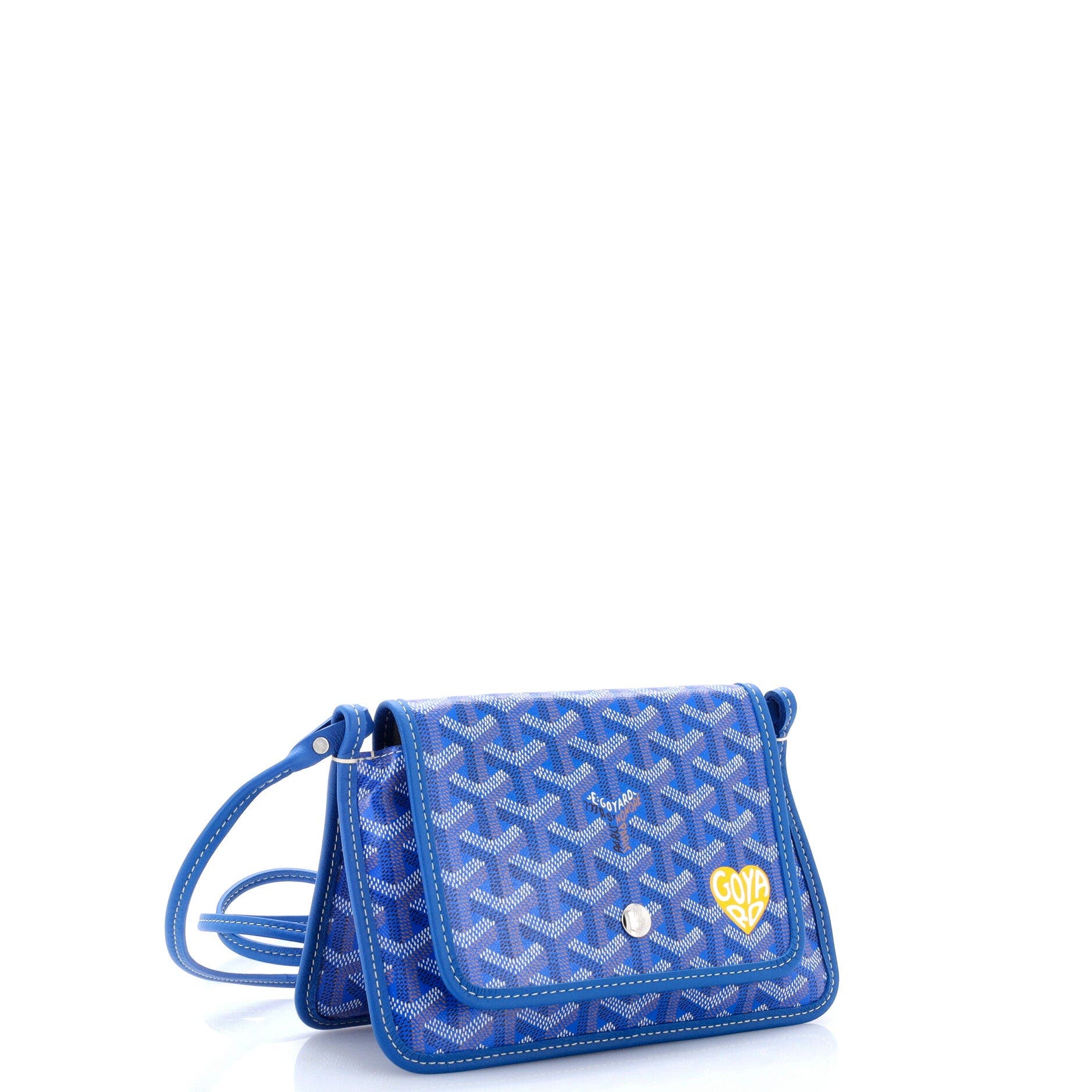 Plumet Clutch Wallet Printed Coated Canvas, Alternate, color, Blue