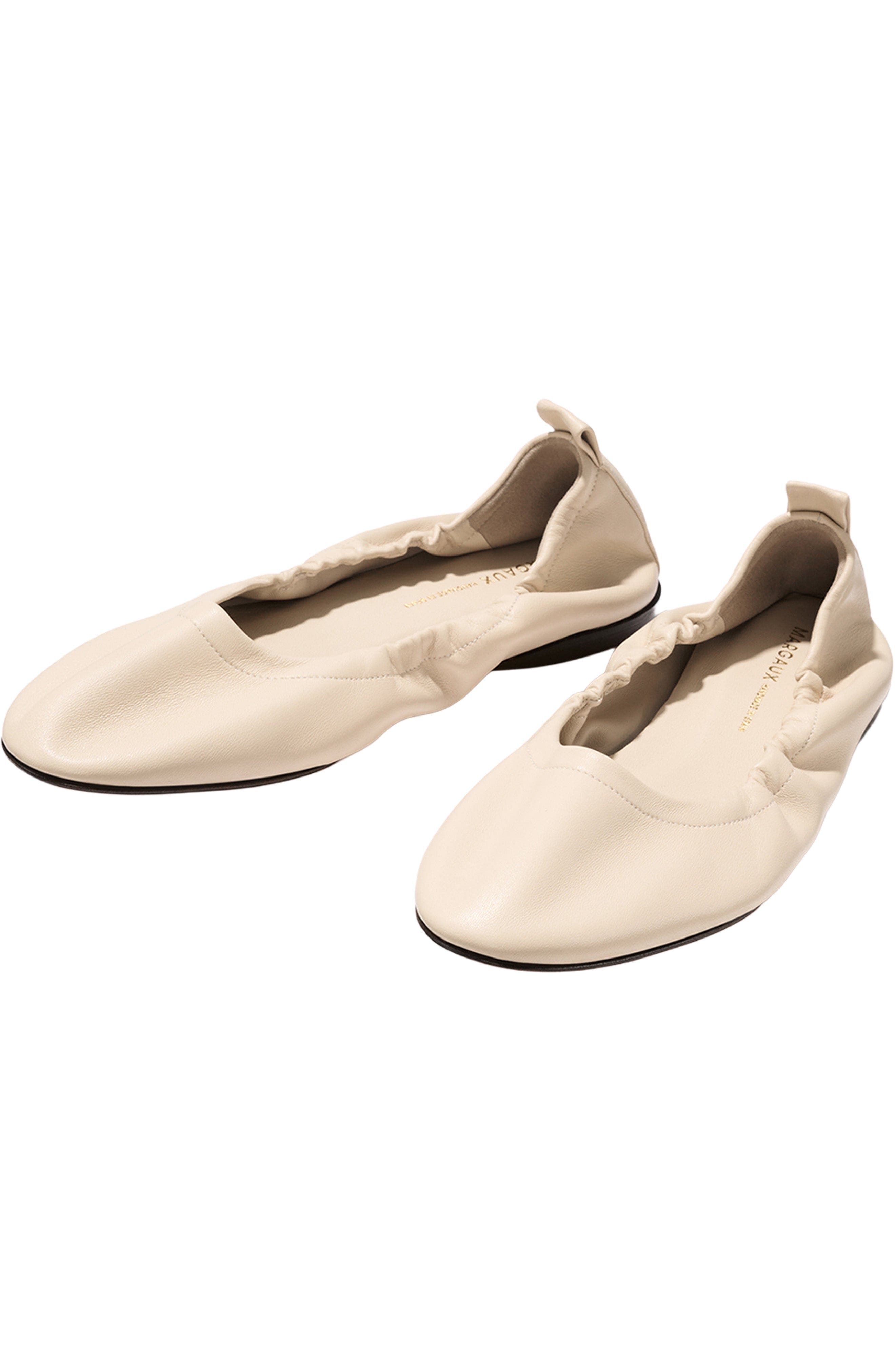 The Pascale Flat, Alternate, color, Bone Nappa