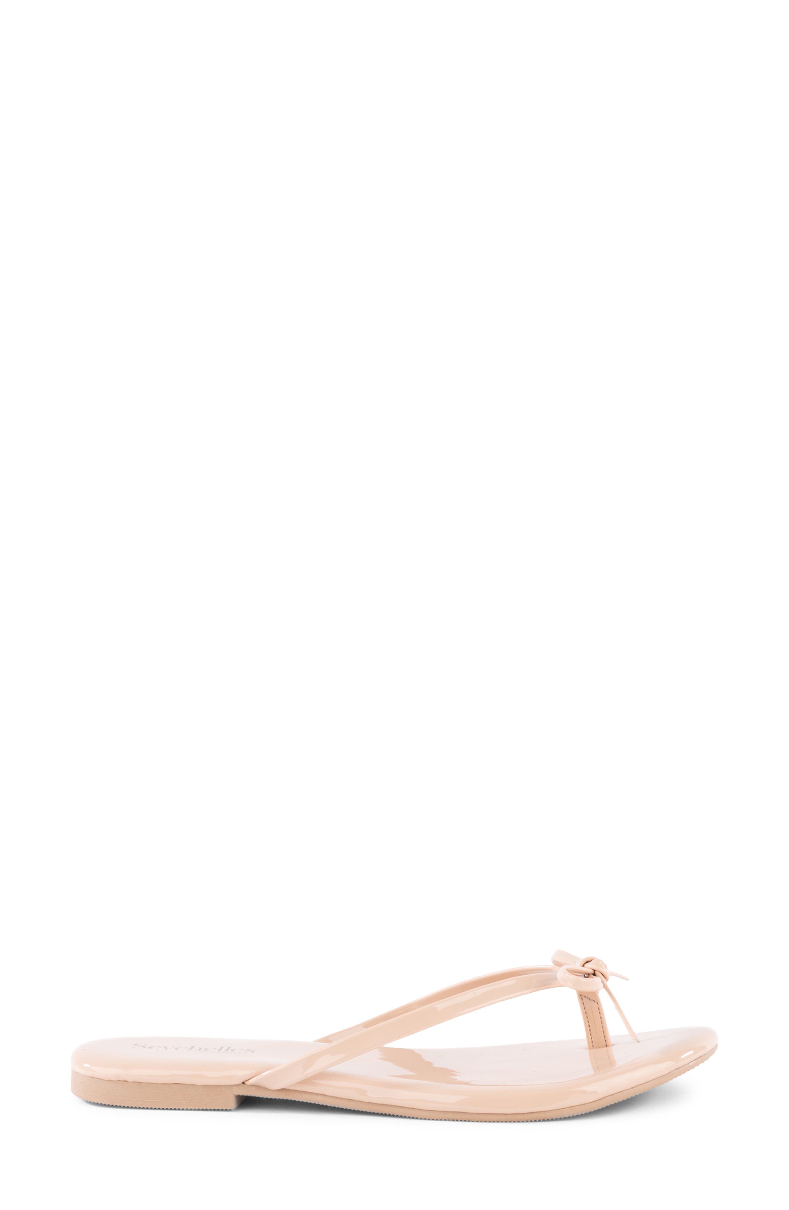 Wish List Flip Flop, Alternate, color, BEIGE