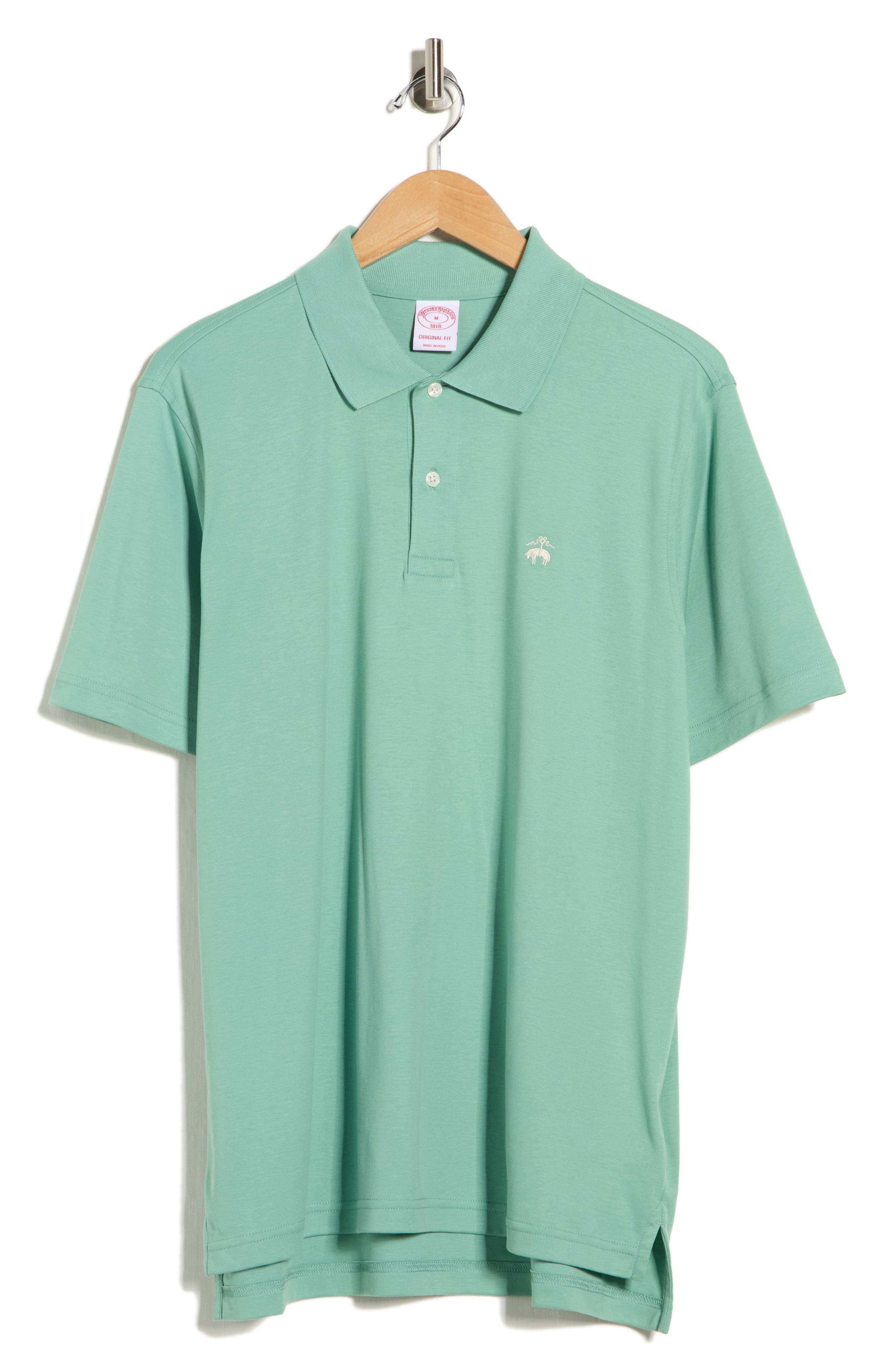 Brooks Brothers Pima Cotton Interlock Knit Polo