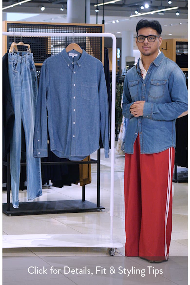 Mill Washed Chambray Button-Down Shirt video