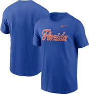 Nike Men's Nike Royal Florida Gators Baseball Wordmark T-Shirt